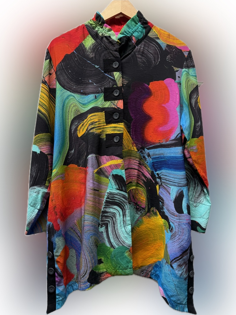 CLAIRE DESJARDINS duster jacket top tunic